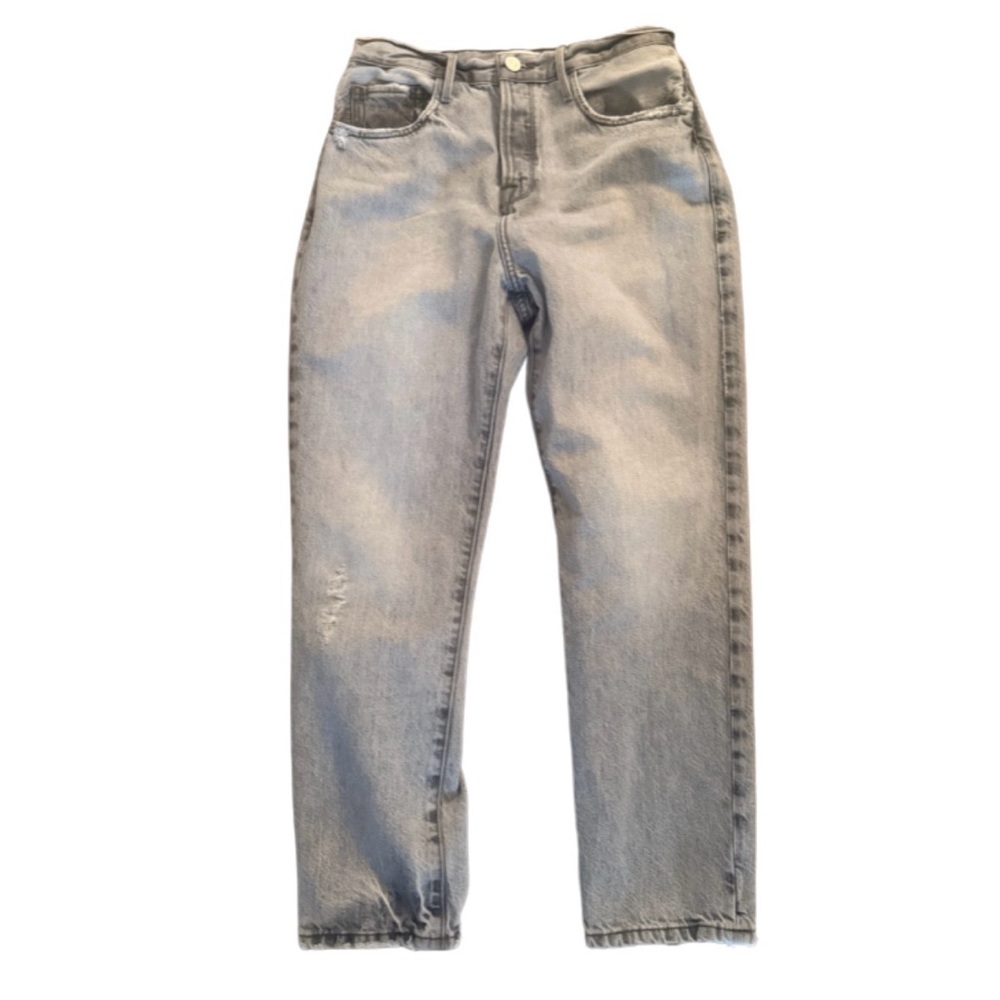 Frame Le Original Straight Leg Jeans Size 28 Washed out Gray